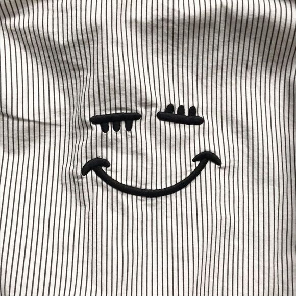 Zara oversized stripe button up shirt EUC 10Y - Picture 6 of 6